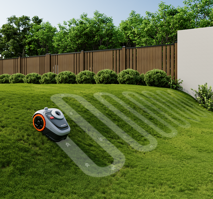 система на косене на косачка робот